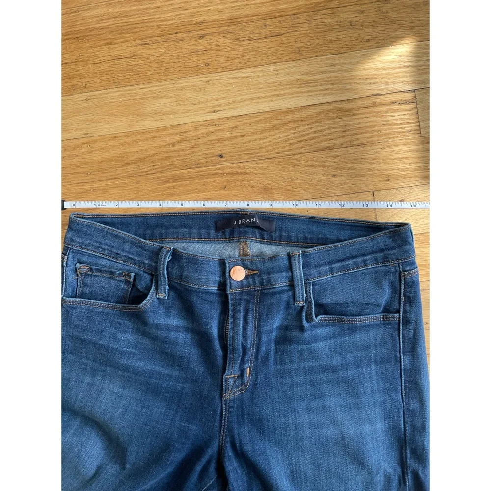 EUC - Mid-rise J Brand Skinny Leg Jeans in Storm - 29 - Picture 8 of 12